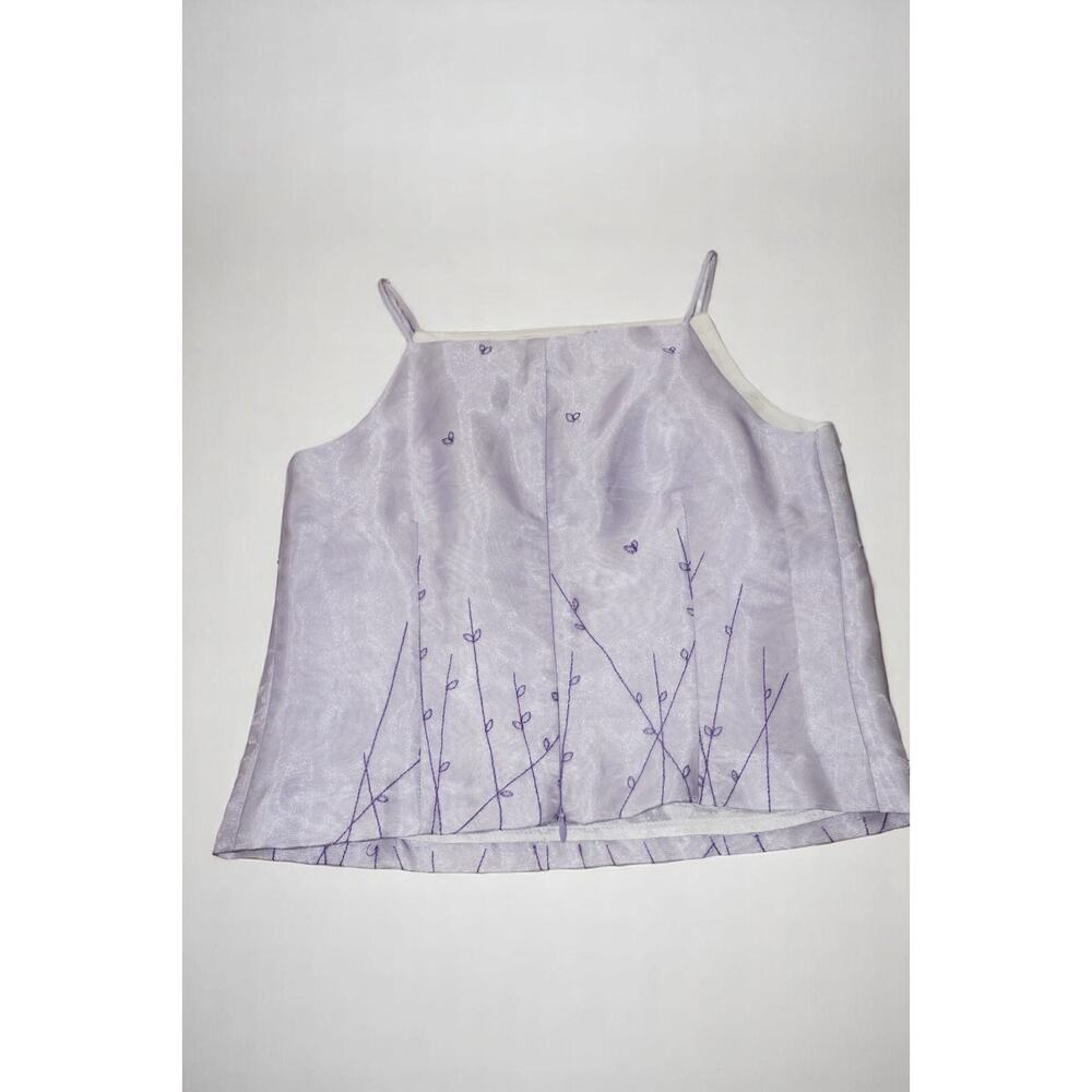 Randi May Lavender Organza Butterfly Cami – Size 6 – Y2K Fairycore Tank Top - Picture 11 of 11